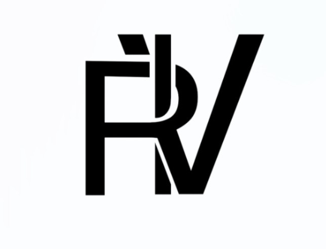 Заявлений логотип HRV — монограма з літер H, R і V