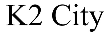 Заявлене словесне позначення K2 City