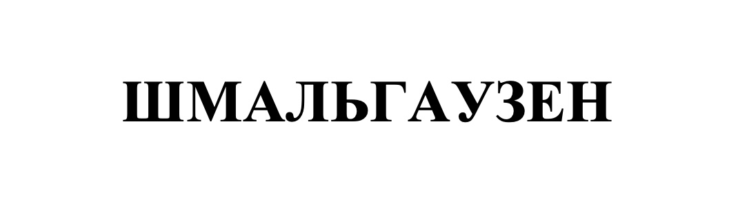 Заявлене позначення шмальгаузен, заявка № m202608714